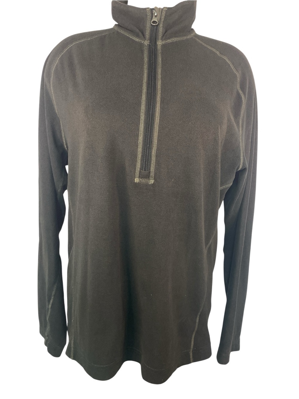 REI Quarter-Zip Fleece Pullover - Black Women’s Medium